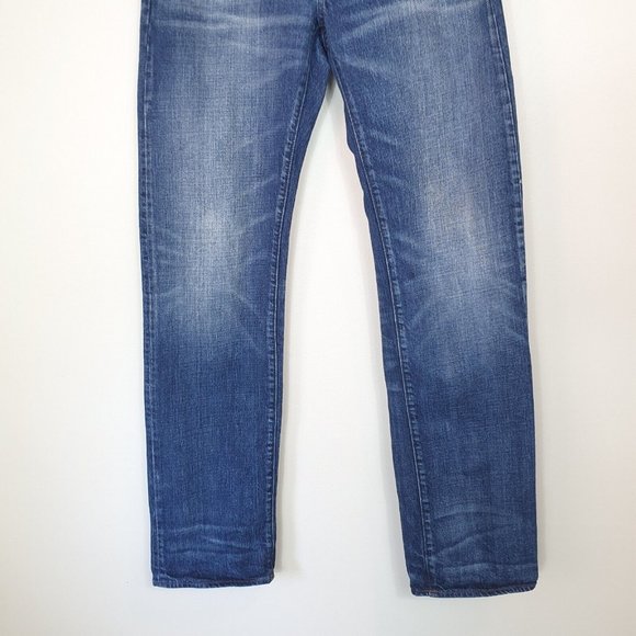 G-Star Raw Men's Jeans W 31 L 34 Blue Straight Leg Reg Fit 3301 GOOD CONDITION - Picture 3 of 10